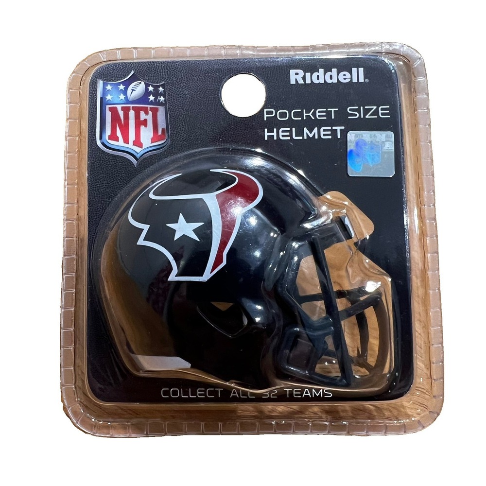 Houston Texans NFL 2017 Riddell Pocket Helmet Collection NEW